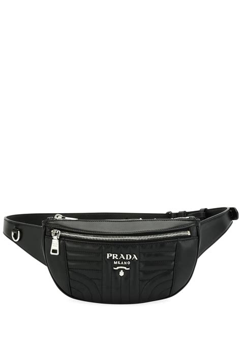 quilted leather convertible belt bag prada|prada leather belt bag.